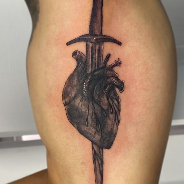 George aug 2021- anatomy heart sword