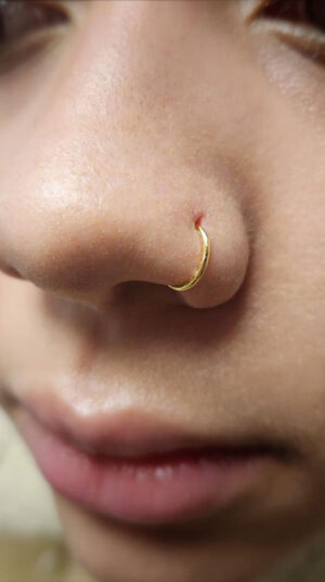 atticus tattoo, gold nose ring
