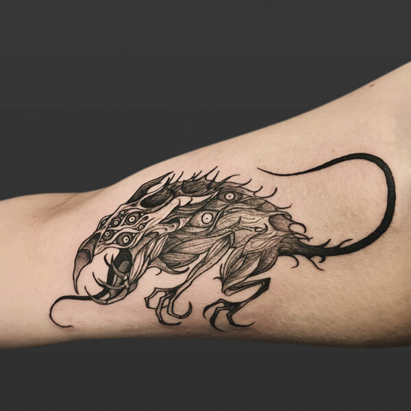 black_grey_rat_monter_tattoo