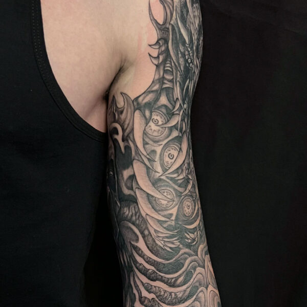 dark_art_monsters_sleeve_tattoo