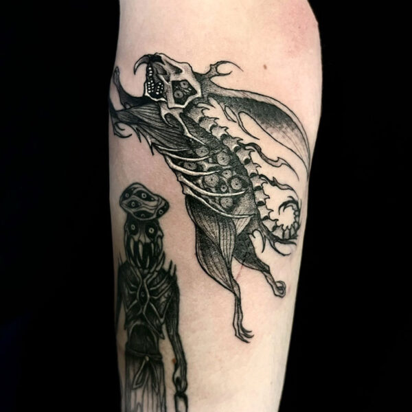 dark_art_rabbit_monster_tattoo