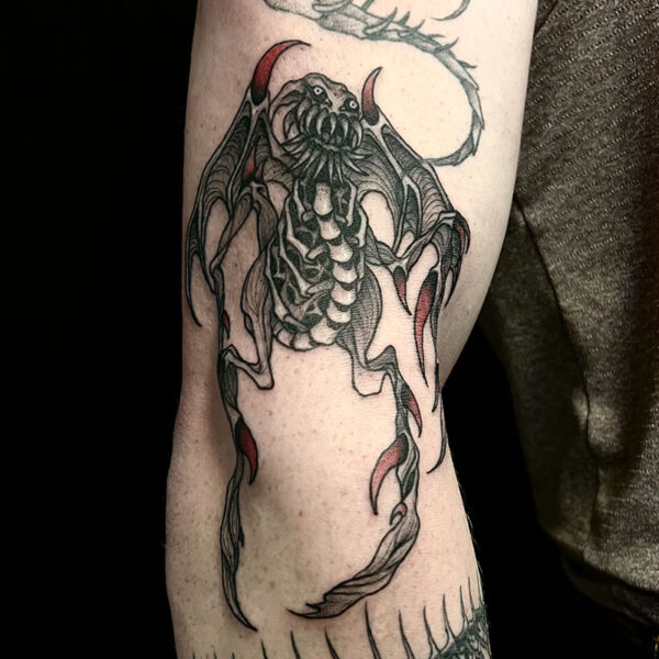 dark_art_tattoo_winged_monster