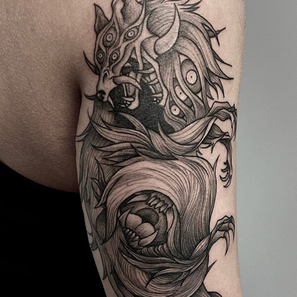 dark_art_tattoo_wolf_monster