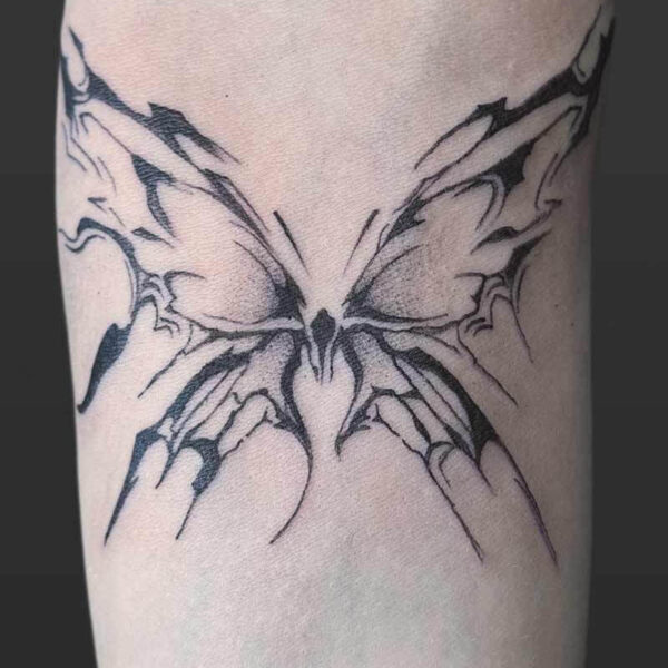 illustrative-abstract-tattoo-butterfly
