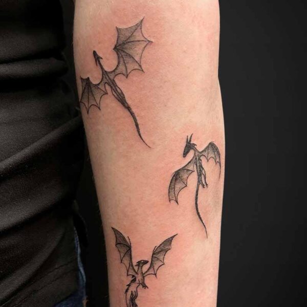 illustrative-realism-tattoo-dragons