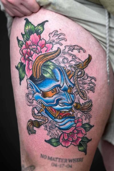 Japanese Style tattoo by Zach at Atticus Tattoo, Calgary
