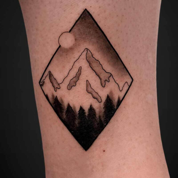 black-grey-tattoo-mountains-moon