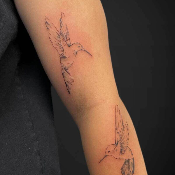 fineline-tattoo-hummingbirds