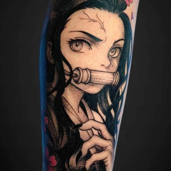 anime-tattoo-demon-slayer-Nezuko