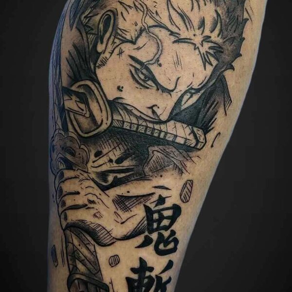 anime-tattoo-zoro-one-piece