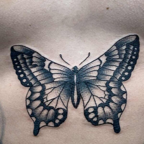black-grey-tattoo-butterfly