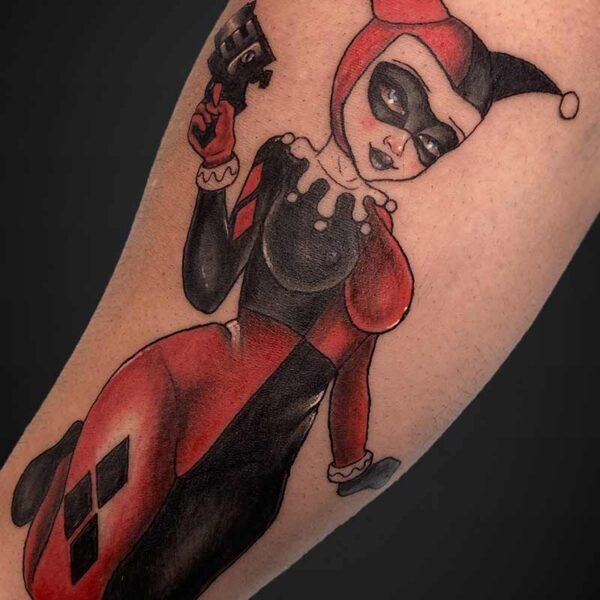 cartoon-tattoo-Harley-Quinn