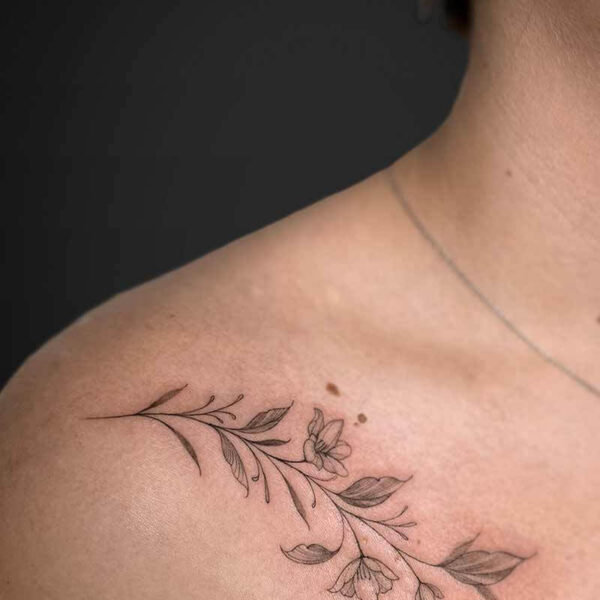 fineline-tattoo-flower-vine fineline-tattoo-flower-vine