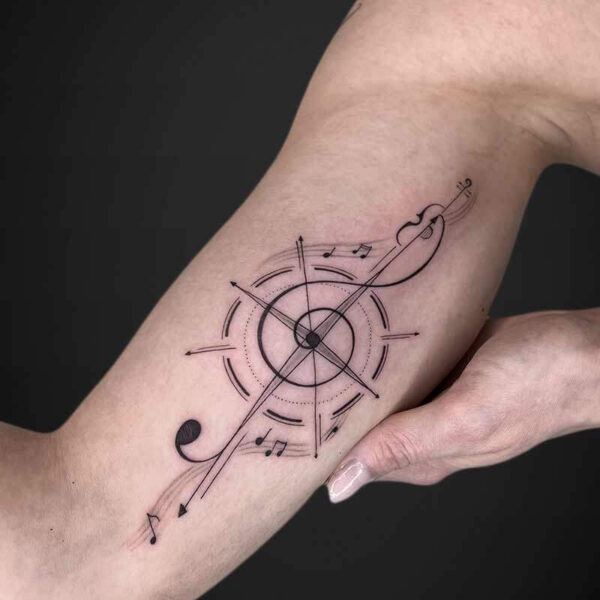 fineline-tattoo-music-notes-shapes fineline-tattoo-music-notes-shapes