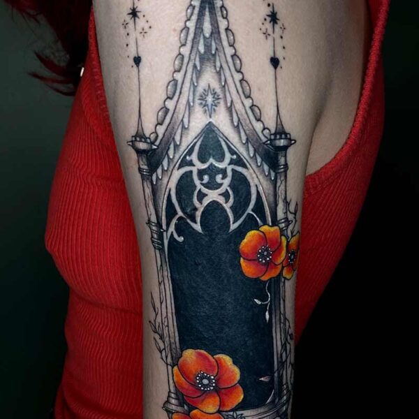 neotraditional-tattoo-window-flowers