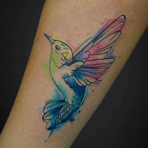 watercolour-tattoo-hummingbird-geometrics