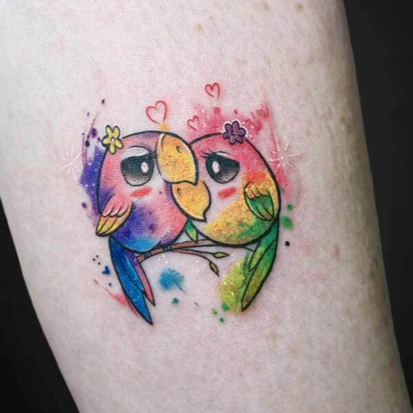watercolour-tattoo-love-birds