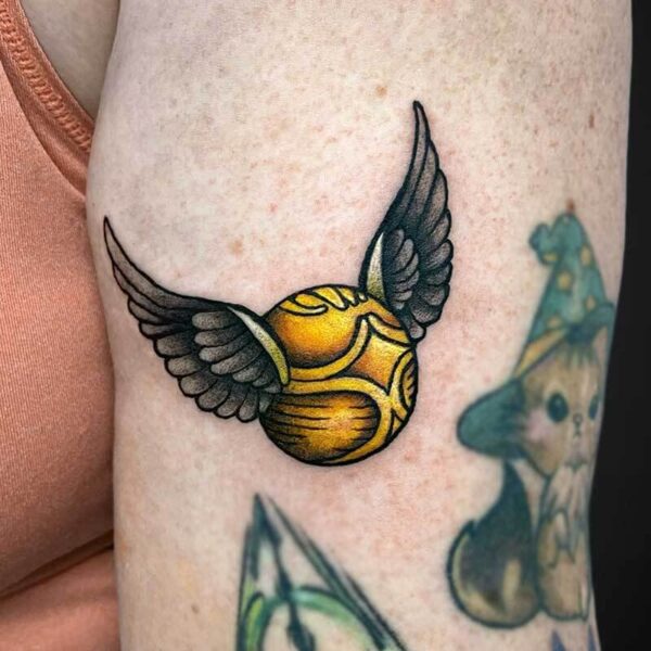 cartoon-tattoo-golden-snitch-HP cartoon-tattoo-golden-snitch-HP