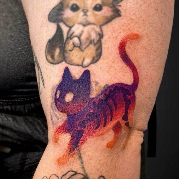 colour-tattoo-ghost-skeleton-cat colour-tattoo-ghost-skeleton-cat