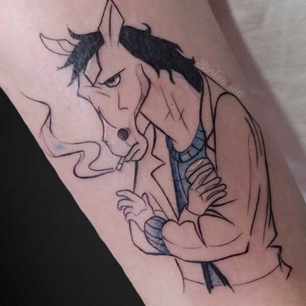 cartoon-tattoo-BoJack-Horse-Man