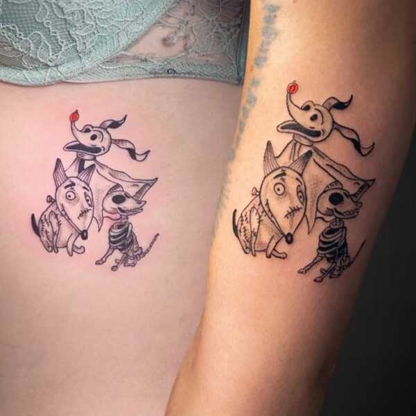 cartoon-tattoos-tim-burton-dogs