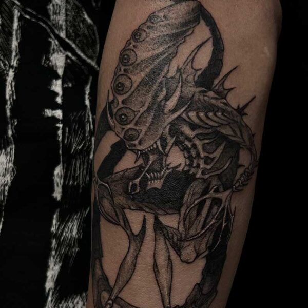 dark-art-tattoo-Alien-xenomorph