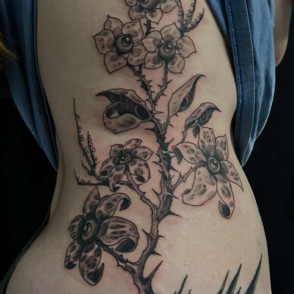 dark-art-tattoo-monster-flowers