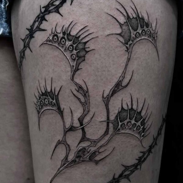 darkart_tattoo_monster_venus_flytrap