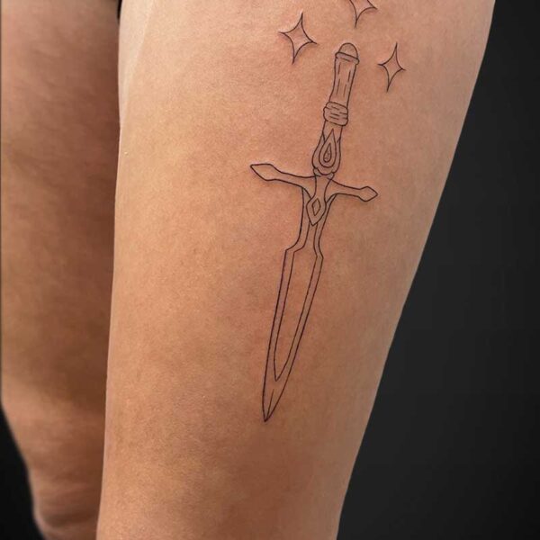 fineline-tattoo-sword-sparkles