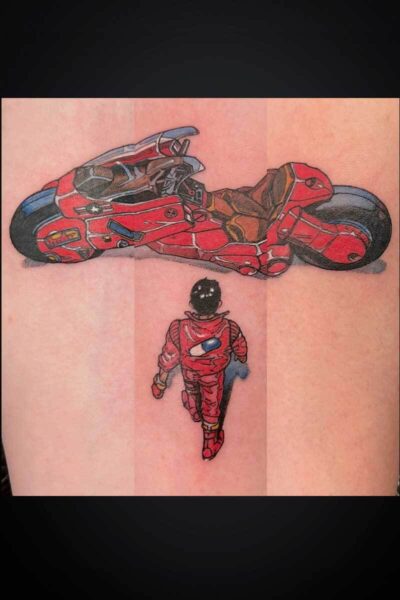 Anime tattoo by Ty at Atticus Tattoo, Calgary