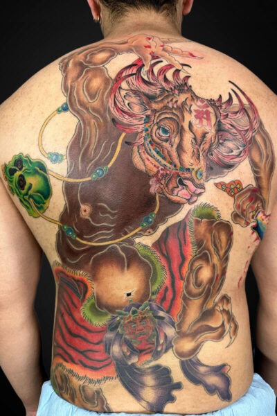 Japanese Style tattoo by Lee at Atticus Tattoo, Calgary