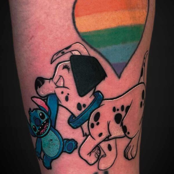 Disney-cartoon-tattoo-dalmation-Stitch