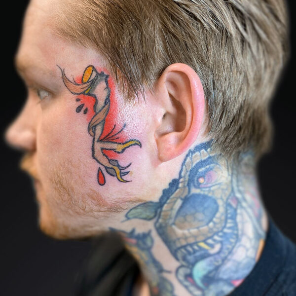 american-traditional-tattoo-chicken-foot