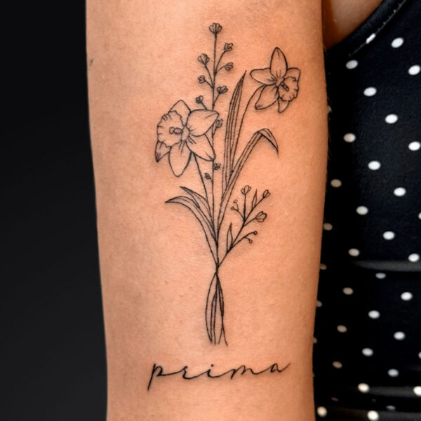 fineline-script-tattoo-flowers fineline-script-tattoo-flowers