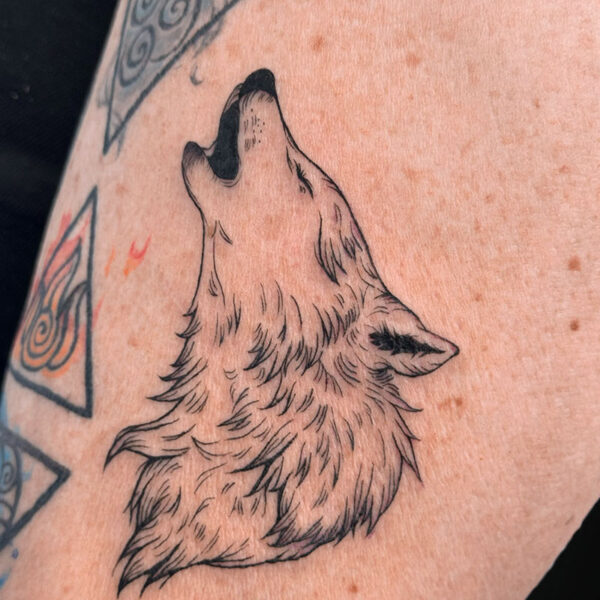 illustrative-tattoo-wolf-howling illustrative-tattoo-wolf-howling