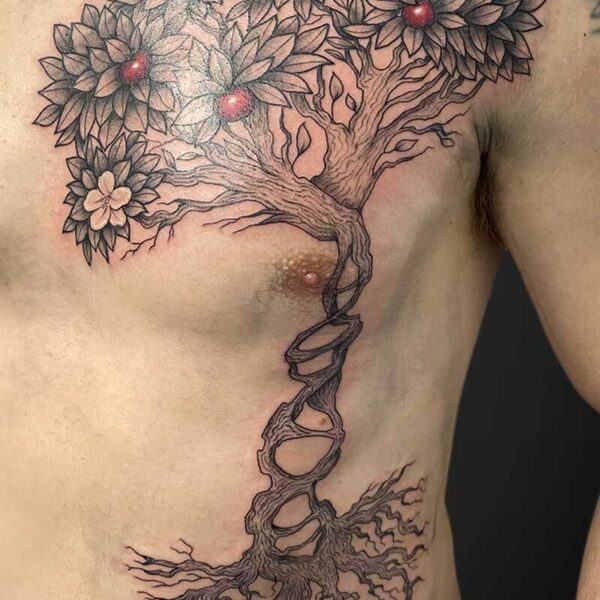 neotraditional-tattoo-tree-apples-DNA