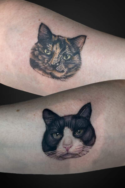 Portraits tattoo by Cassidy at Atticus Tattoo, Calgary