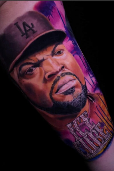 Portraits tattoo by Alex at Atticus Tattoo, Calgary