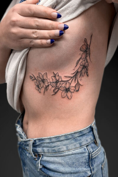 Black & Grey tattoo by Kianna at Atticus Tattoo, Calgary