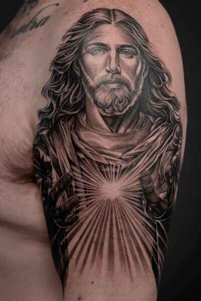 Portraits tattoo by Roman at Atticus Tattoo, Calgary