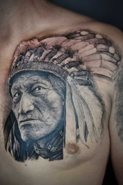 Portraits tattoo by Arhat at Atticus Tattoo, Calgary